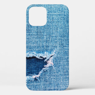 Texturierter Denim Hintergrund. Gewebebohrung Case-Mate iPhone Hülle
