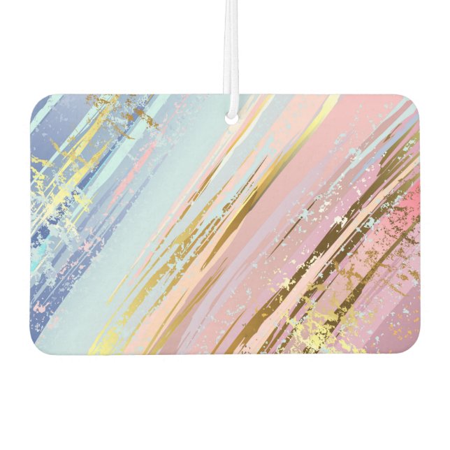 Texturierter rosa Hintergrund Autolufterfrischer (Vorderseite)