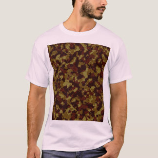 Texturiertes digitales Mehrterrain-Tarnmuster T-Shirt