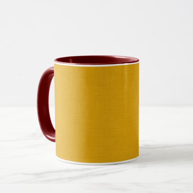 Texturiertes Dunkles Gold Tasse (Vorderseite Links)