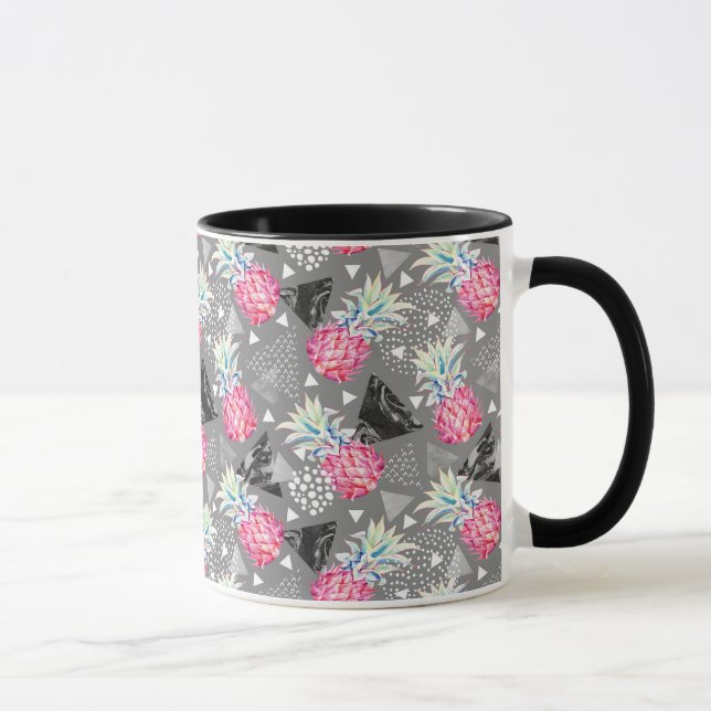 Texturiertes Muster für Ananas Tasse (Rechts)