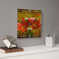 Texturiertes Western Red Prairie Lily Icon
