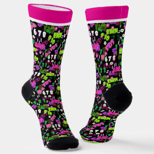 Texturlehrschule für Mathematik Socken