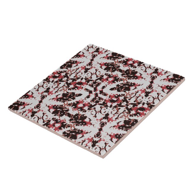 Texturmosaikkunstwerk Fliese (Seite)