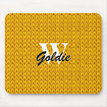 Texturmousepad mit Monogram