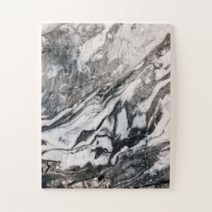 Texturmuster aus schwarzem und weißem Marmor