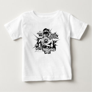 Textzollage für grüne Laterne Baby T-shirt