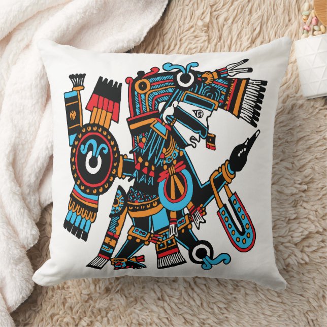 Tezcatlipoca - Rauchen SpiegelLord of Night Sky Kissen (Decke)