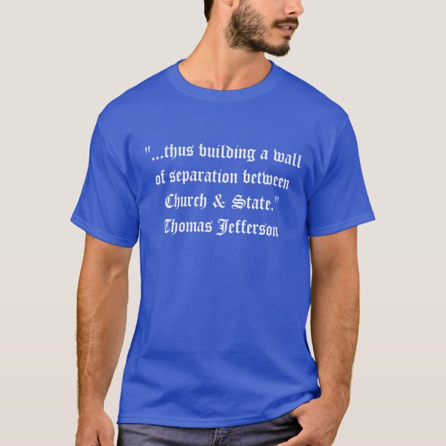 TFS-Trennung von Kirche und Staat T-Shirt (Vorderseite)