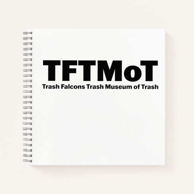 TFTMoT Sketchbook  Notizbuch (Vorderseite)
