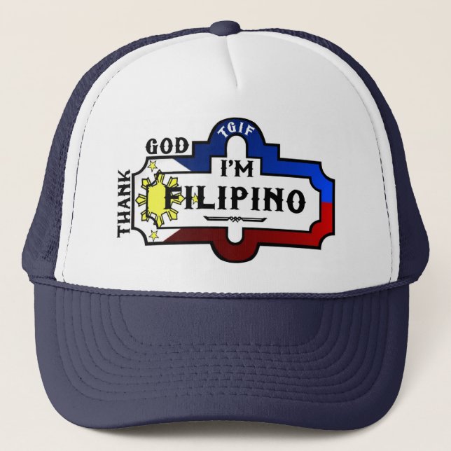 TGI-Filipino Hut Truckerkappe (Vorderseite)