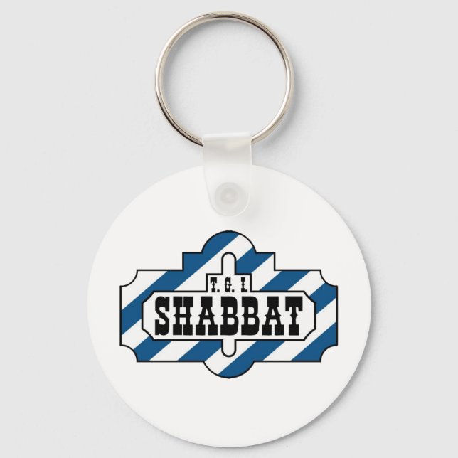 TGI SHABBAT SCHLÜSSELANHÄNGER (Vorderseite)