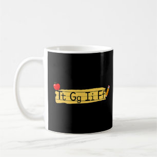TGIF Alphabet Gott sei Dank ist Freitag Lehrerwoch Kaffeetasse