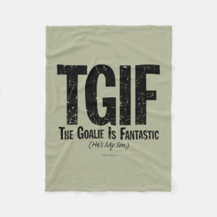 TGIF: Die Goalie ist fantastische (Hockey-Fleece B Fleecedecke