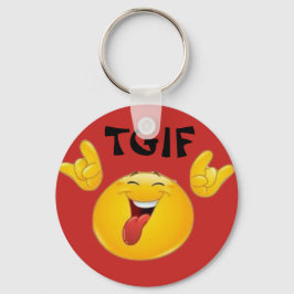 TGIF Emojis Schlüsselanhänger