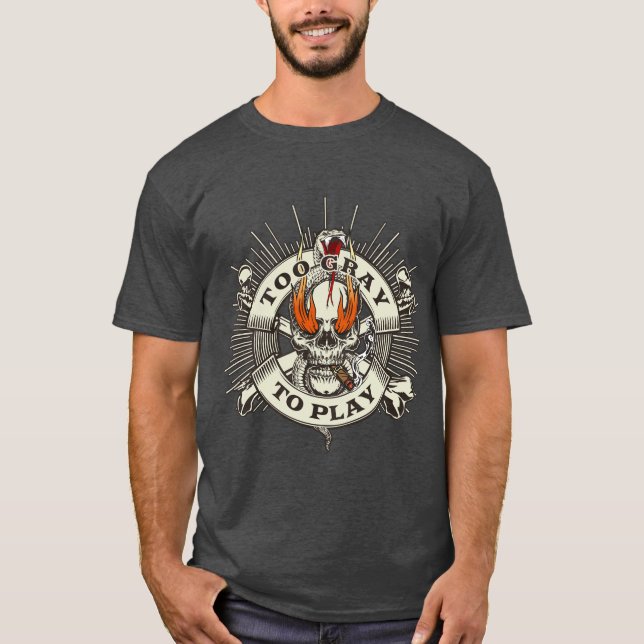 TGTP Schädel  T-Shirt (Vorderseite)