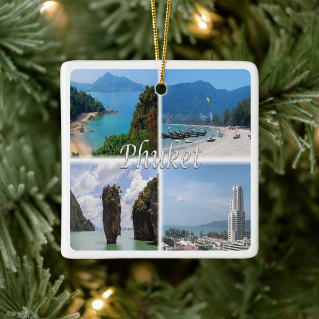 TH004 PHUKET, Thailand, Keramikornament (Baum)