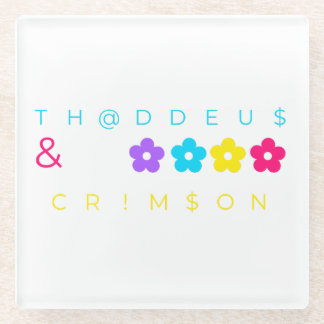 TH@DDEU$ & CRIM$ON GLASUNTERSETZER