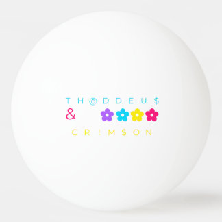 TH@DDEU$ & CRIM$ON TISCHTENNISBALL