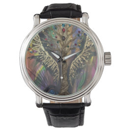 Th Divine Tree Of Life celestial wings and jewels  Armbanduhr
