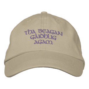 Tha beagan Gàidhlig agam. Ich spreche ein bissche Bestickte Baseballkappe