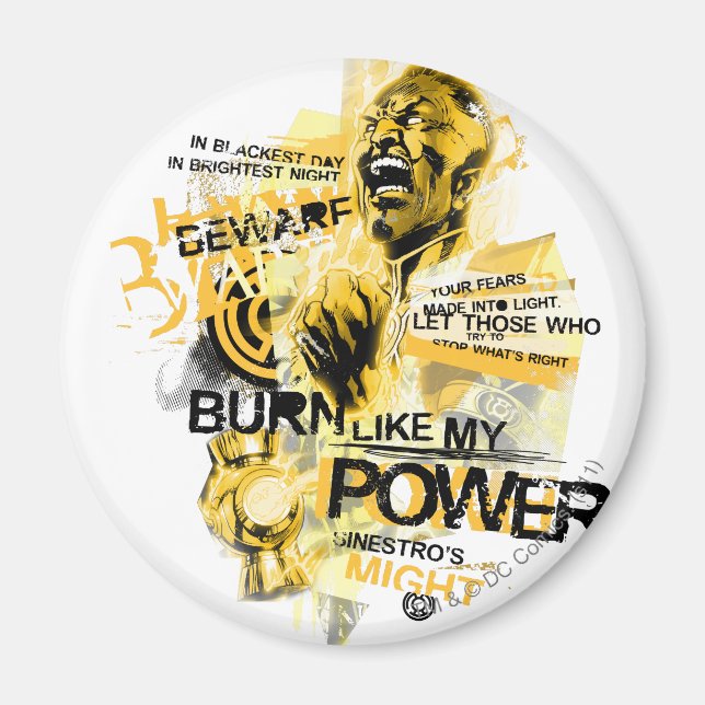 Thaal Sinestro 10 Magnet (Vorne)