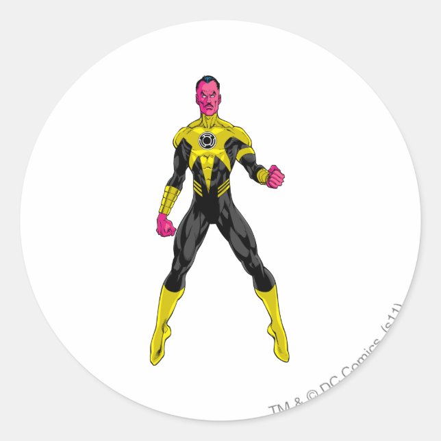 Thaal Sinestro 4 Runder Aufkleber (Vorderseite)