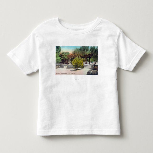 Thacher SchulPergola ViewOjai, CA Kleinkind T-shirt (Vorderseite)