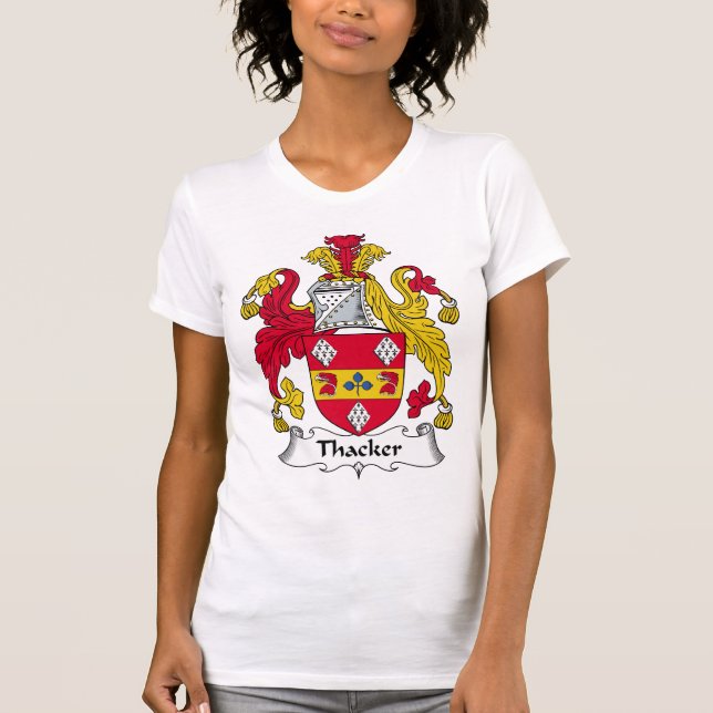 Thacker Familienwappen T-Shirt (Vorderseite)