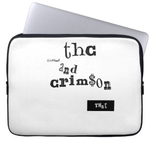 thaddeus & crimson laptopschutzhülle
