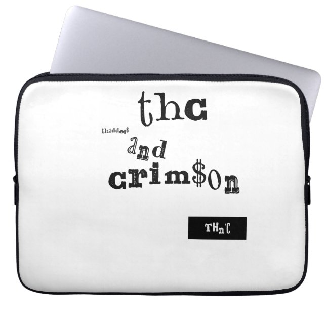 thaddeus & crimson laptopschutzhülle (Vorderseite)
