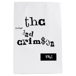 thaddeus & crimson mittlere geschenktüte
