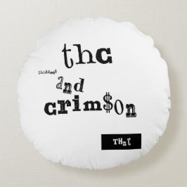thaddeus & crimson rundes kissen