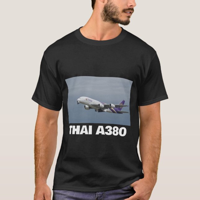 Thai Airlines Airbus A380 T-Shirt (Vorderseite)