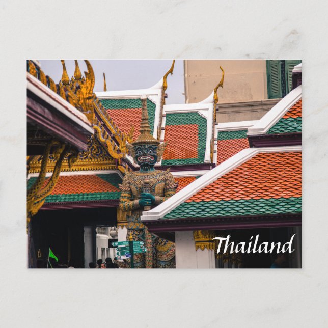 Thai Architecture Postcard Postkarte (Vorderseite)