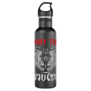 Thai Art Tigers Muay Thai 454 Edelstahlflasche