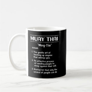 Thai Boxing Definition Muay Thai Funny Kaffeetasse