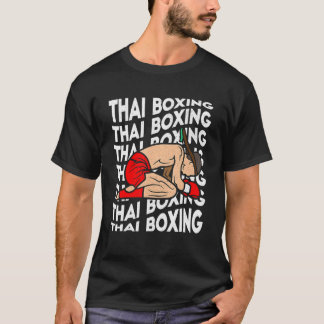 Thai Boxing Kickboxing Sport Boxer Muay Thai Men T-Shirt