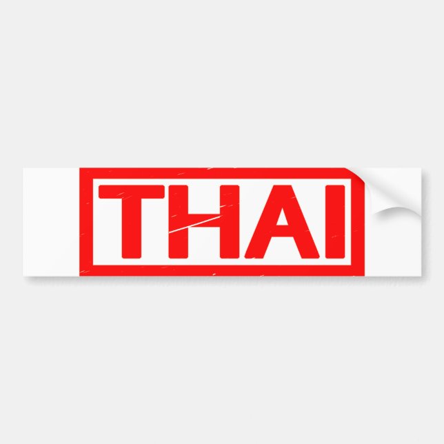 Thai-Briefmarke Autoaufkleber (Vorne)