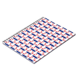 Thai Butterfly Flag Notizblock