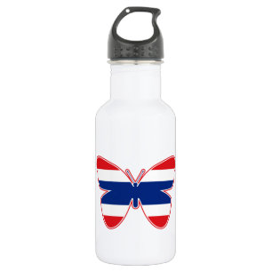 Thai Butterfly Flag Trinkflasche
