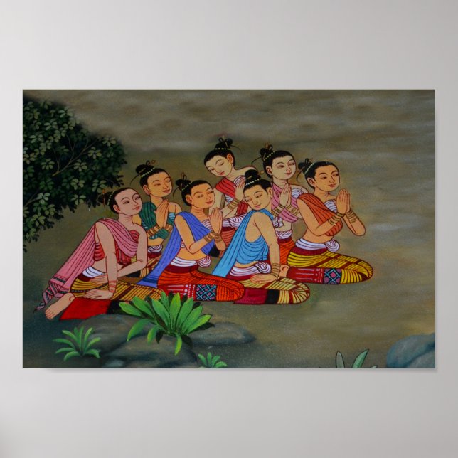 Thai Court Ladys Poster (Vorne)