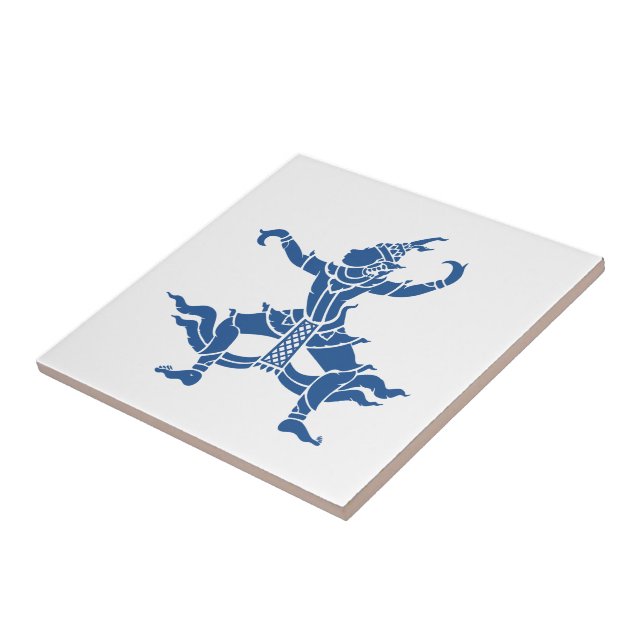 Thai Dancer ⚠ Thailand Sign ⚠ Fliese (Seite)