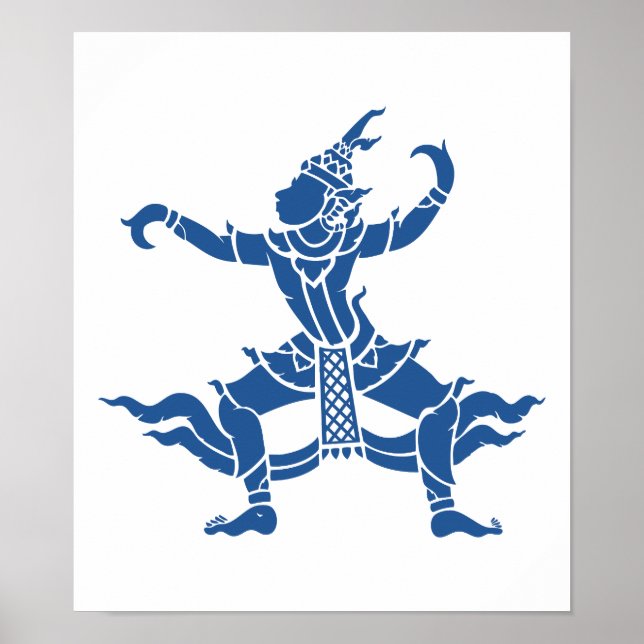 Thai Dancer ⚠ Thailand Sign ⚠ Poster (Vorne)