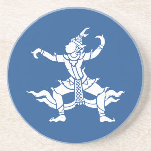 Thai Dancer ⚠ Thailand Sign ⚠ Untersetzer