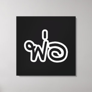 Thai Father - พ่ อ / Phaw - Thai-Sprachskript Leinwanddruck