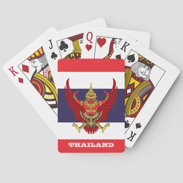 Thai Flag Games, Thailand Spielkarten (Rückseite)