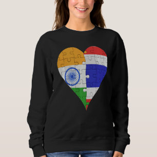 Thai Flag Herz Sweatshirt