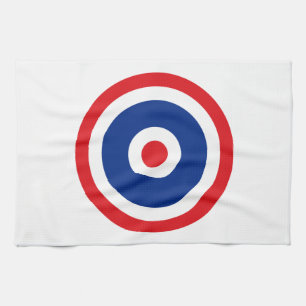 Thai Flag Roundel Target Küchentuch