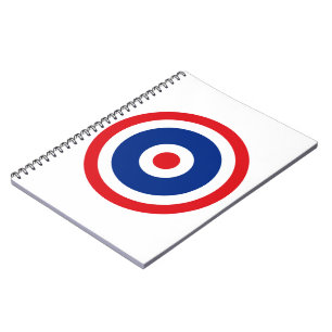 Thai Flag Roundel Target Notizblock